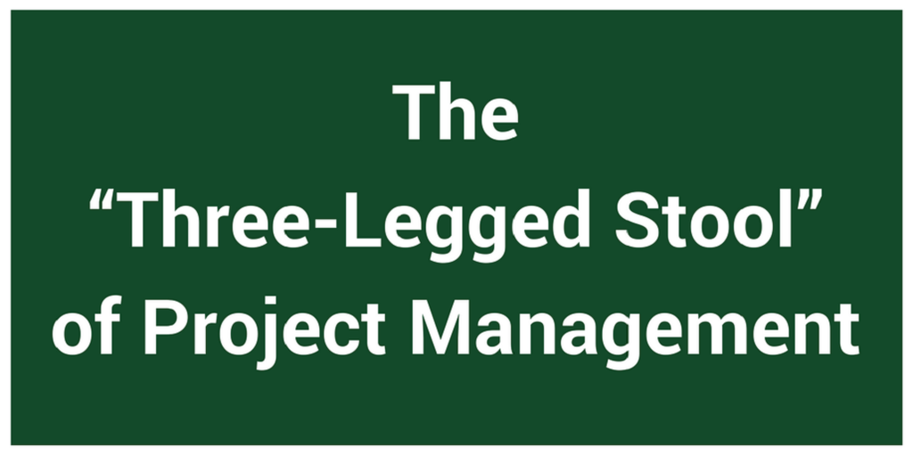 The “Three-Legged Stool” of Project Management