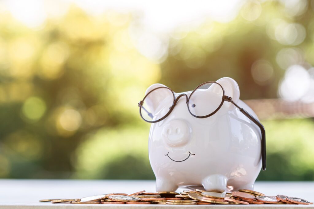 smiling piggy bank demonstrates boosted profits